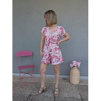 Combi-short motif floral.