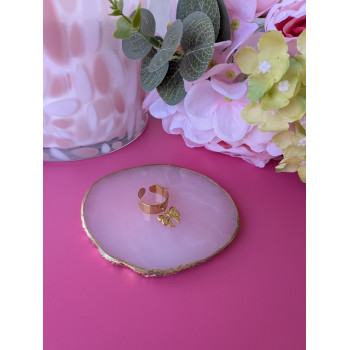 Bague pendentif nœud.