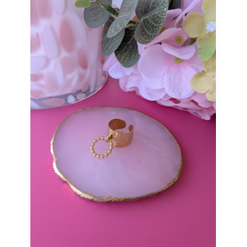 Bague martelée, pendentif...