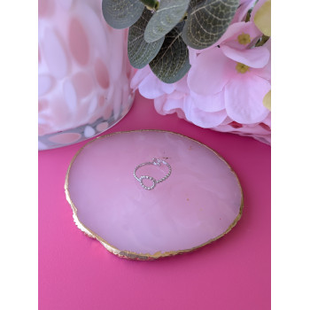 Bague fine argentée.