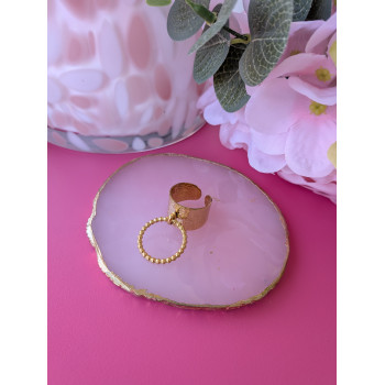 Bague martelée, pendentif...