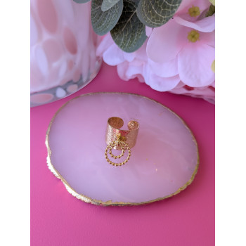 Bague martelée, pendentif...