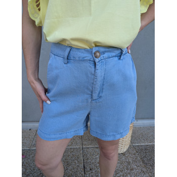 Short fluide en lyocell.