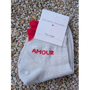 Chaussettes basses "Amour...