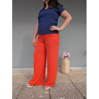 Pantalon fluide grande taille.