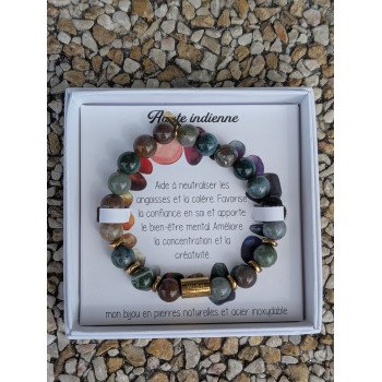 Bracelet pierres naturelles.