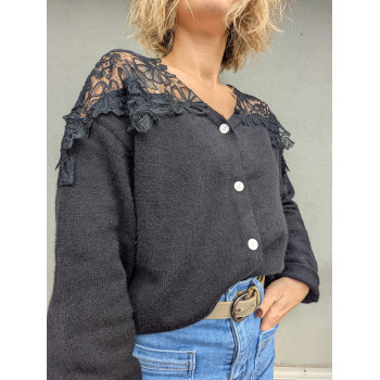 Gilet doux et élégant.