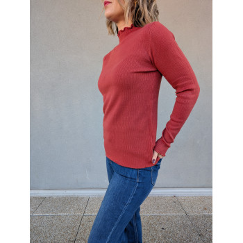 Pull fin terracotta.