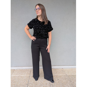 Combinaison noire dos ouvert.