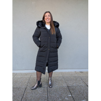 Doudoune Longue Noire.