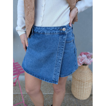 Jupe-short en jean – style...