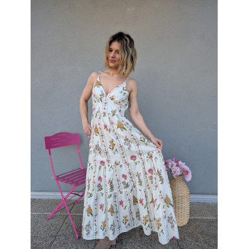 Robe Longue Fleurie Bohème...