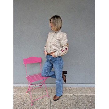 Chemise Élégance Brodée.