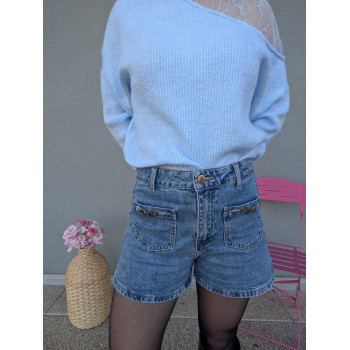 Short en jean tendance.