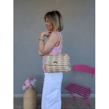 Pochette tressée multi...
