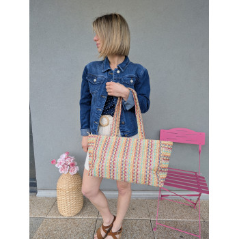 Cabas grand format en deux...