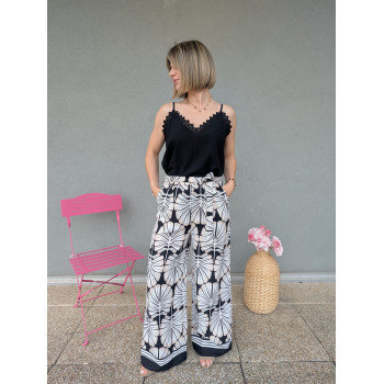 Pantalon Fluide Tropical.