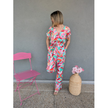 Combinaison Fluide Floral Pop.