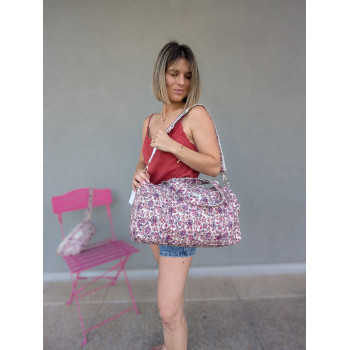Sac week-end fleuri